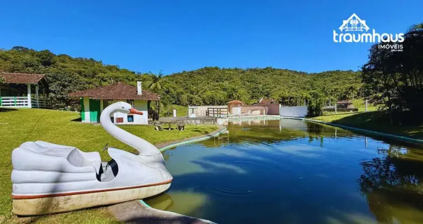 Sítio com 3 dormitórios à venda, 4800 m² por r$ 750.000,00 - gaspar alto - gaspar/sc