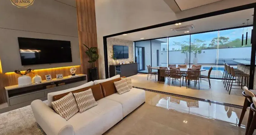 Casa à venda em jaguariúna, tamboré jaguariúna, com 3 suítes, com 260 m², tamboré jaguariúna