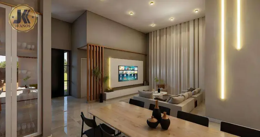 Casa à venda em jaguariúna, tamboré jaguariúna, com 3 suítes, com 273.14 m², tamboré jaguariúna