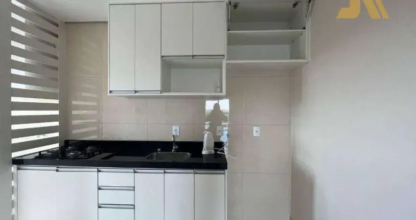 Apartamento com 3 dormitórios para alugar, 80 m² por R$ 2.975,64/mês - Jardim São João - Jaguariúna/SP