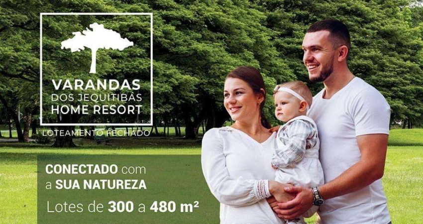 Terreno à venda em Jaguariúna, Km 129, com 300 m², Varanda dos Jequitibás - Home Resort