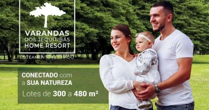 Terreno à venda em Jaguariúna, Km 129, com 344.11 m², Varanda dos Jequitibás - Home Resort