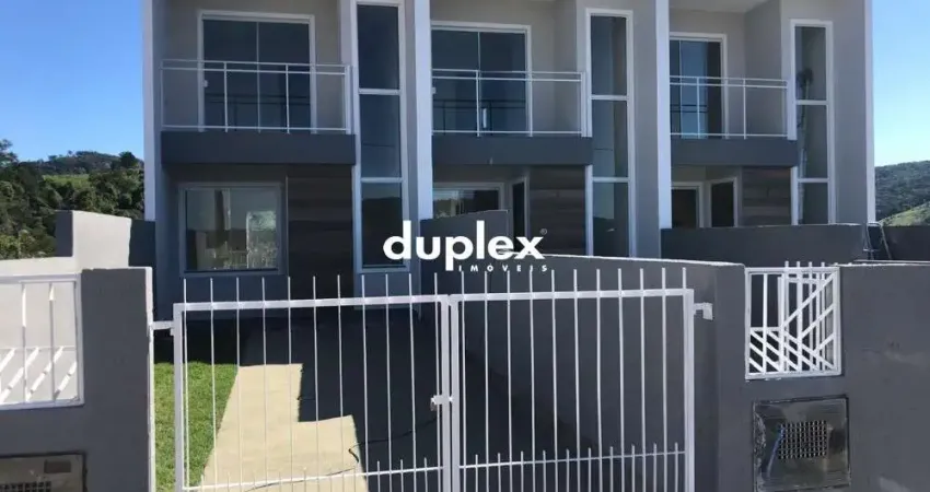 Sobrado 2 dormitórios, semimobiliado, lavabo e 2 vagas em potecas