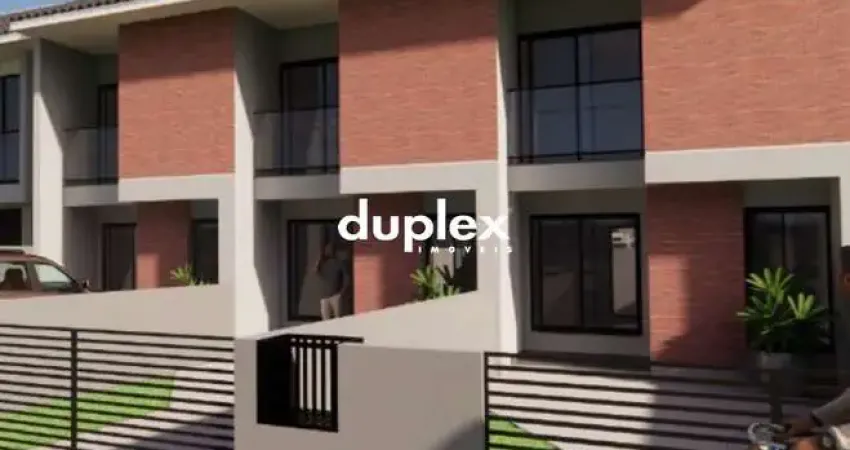 Sobrado com 2 dormitórios sendo 2 suítes, lavabo, amplo quintal e 2 vagas na serraria