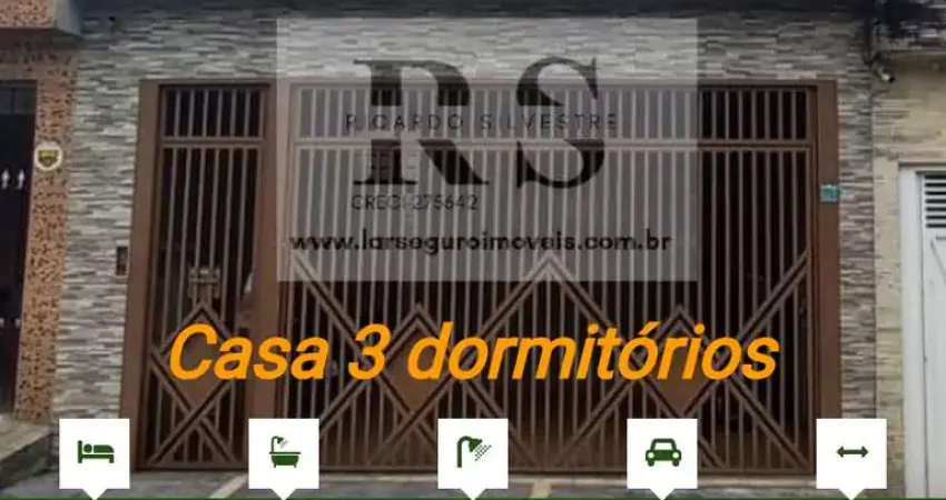Casa 3 dormitórios para Venda em São Paulo, Vila Ema, 3 dormitórios, 1 suíte, 4 banheiros, 2 vagas