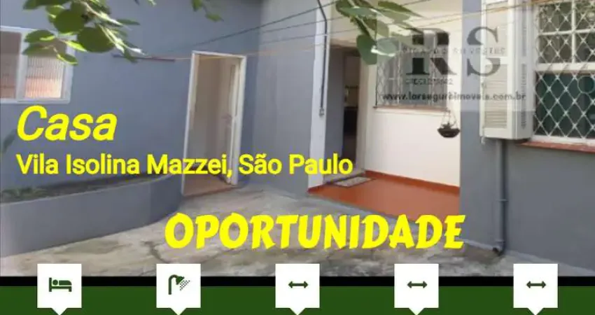 Casa para Venda em São Paulo, Vila Isolina Mazzei, 2 dormitórios, 2 banheiros