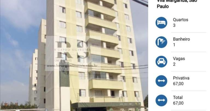Apartamento 3 Quartos para Venda em São Paulo, Vila Margarida, 3 dormitórios, 1 banheiro, 2 vagas