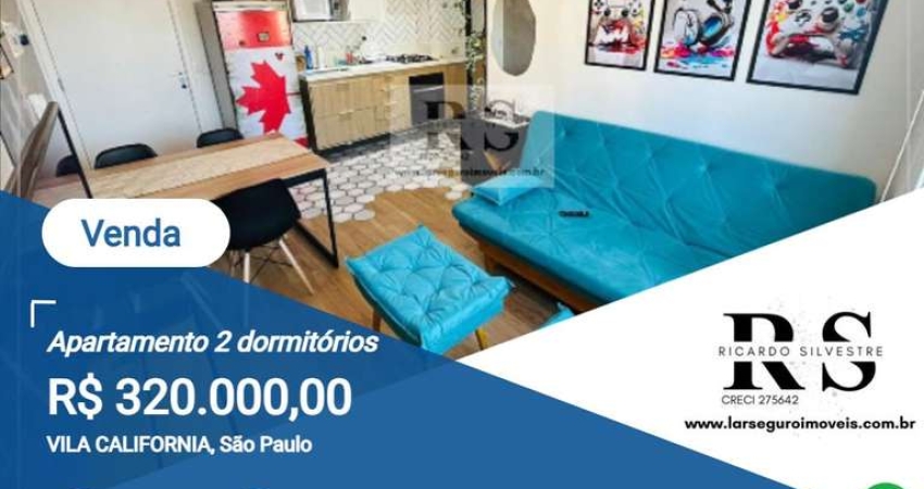 Apartamento 2 dormitórios para Venda em São Paulo, VILA CALIFORNIA, 2 dormitórios, 1 banheiro, 1 vaga