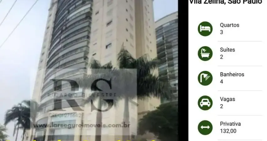 Apartamento 3 dormitórios para Venda em São Paulo, Vila Zelina, 3 dormitórios, 2 suítes, 4 banheiros, 2 vagas