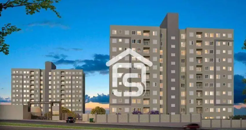 Apartamento com 2 dormitórios à venda, 43 m² por R$ 259.990,00 - JD. Acqua Ville - Londrina/PR