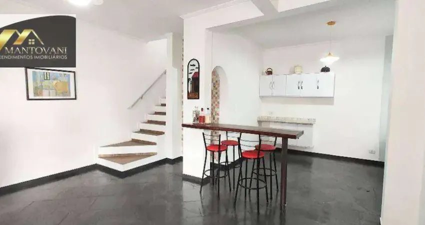Sobrado com 4 dormitórios à venda, 139 m² por R$ 550.000,00 - Aviação - Praia Grande/SP