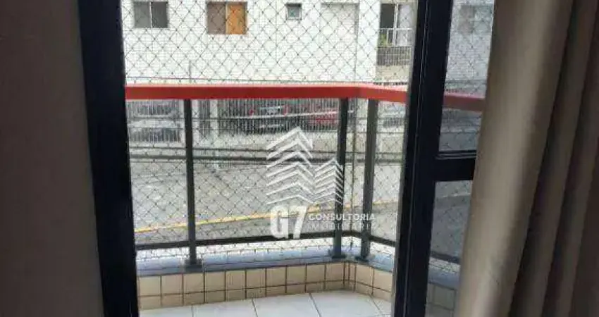 Apartamento com 1 dormitório, 51 m² - venda por R$ 299.000,00 ou aluguel por R$ 2.500,00/mês - Vila Guilhermina - Praia Grande/SP