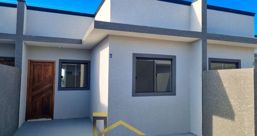 Imperdível oportunidade: Casa à venda em Curitiba-PR, Campo de Santana! 2 quartos, sala, banheiro, 1 vaga, 42m².