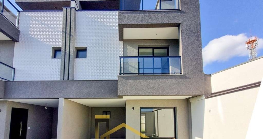 Casa em Condomínio em Curitiba-PR, Bairro Uberaba: 3 quartos, 1 suíte, 3 salas, 1 banheiro, 2 vagas de garagem - 120 m².