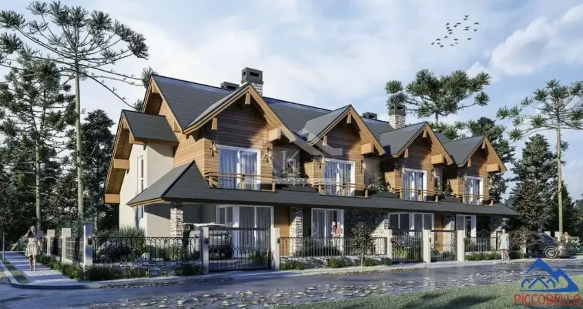 Sobrados novos com jardim privativo à venda em nova petrópolis na serra gaúcha