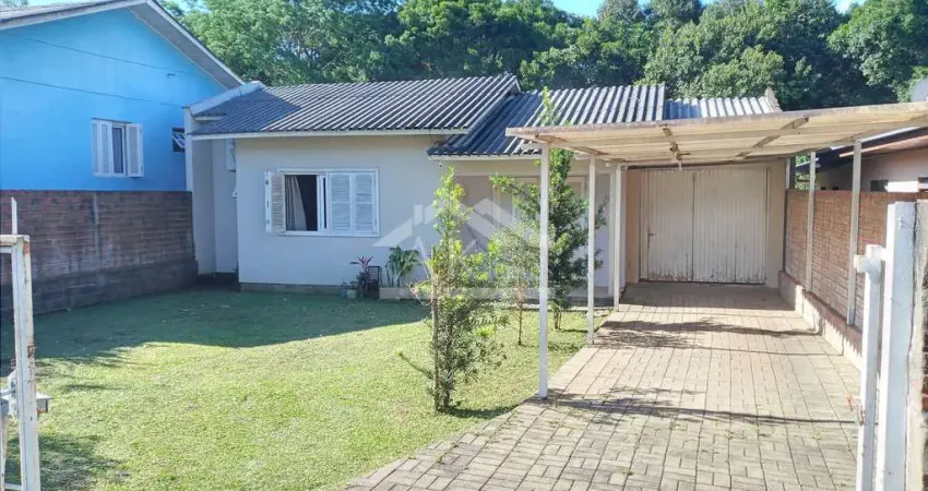 Casa de três quartos com amplo terreno, localizada no loteamento heylmann em picada café - serra gaúcha