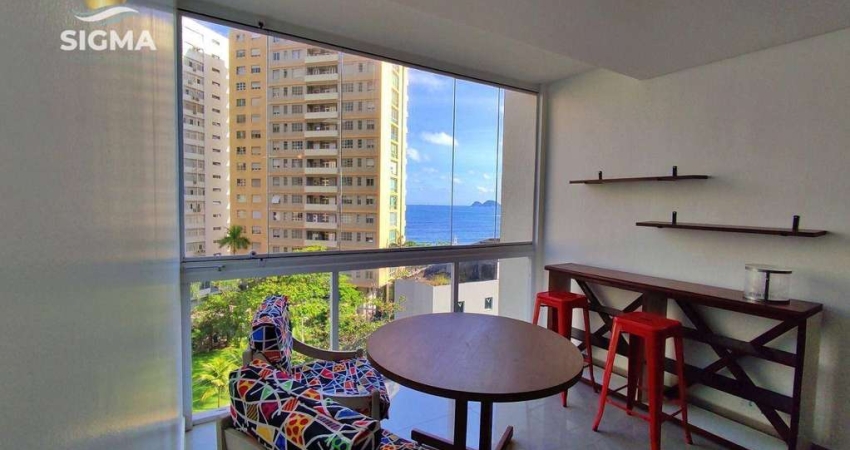Apartamento com 2 dormitórios à venda, 110 m² por R$ 750.000,00 - Pitangueiras - Guarujá/SP