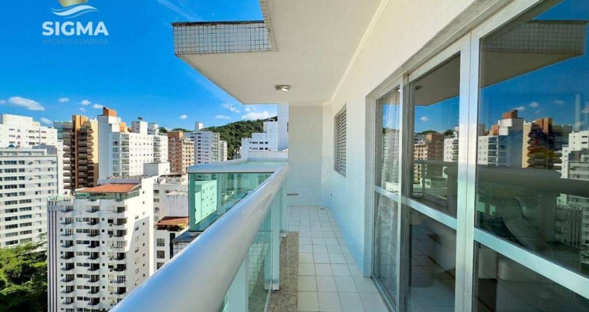 Apartamento com 3 quartos sendo 1 suíte à venda na Praia das Pitangueiras, Guarujá/SP.