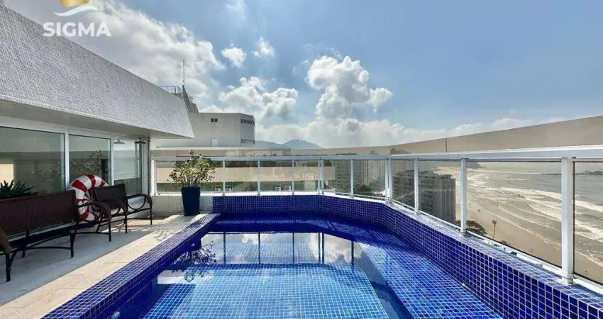 Cobertura com 6 dormitórios à venda, 450 m² por R$ 4.640.000,00 - Jardim Astúrias - Guarujá/SP