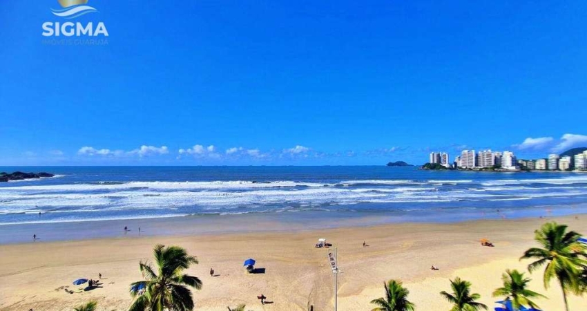 Frente Mar - Apartamento à venda na Praia das Pitangueiras, Pitangueiras - Guarujá/SP