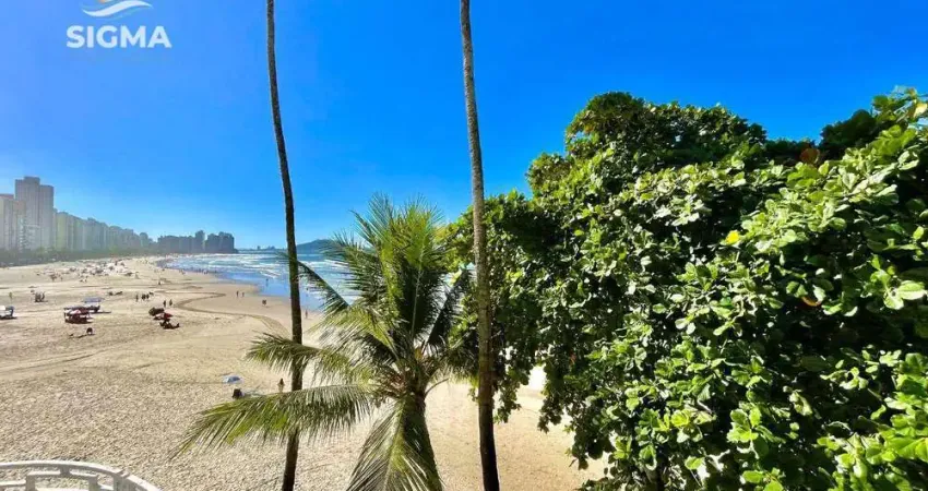 FRENTE MAR - Apartamento com 2 dormitórios à venda na Praia das Pitangueiras - Guarujá/SP