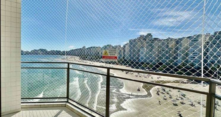 FRENTE MAR, Apartamento com 3 Suítes à venda, Praia das Pitangueiras, Guarujá/SP.