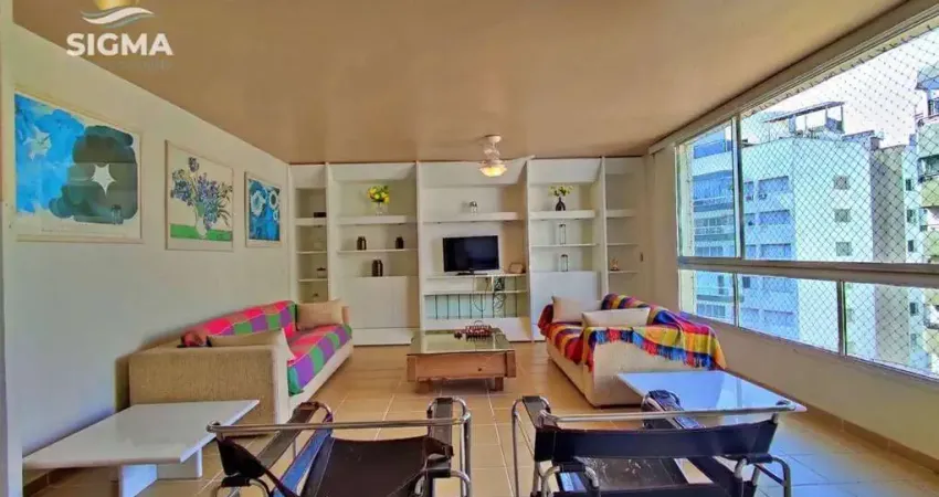 Apartamento com 3 dormitórios Sendo 1 suíte à venda, 138 m² por R$ 477.000 - Pitangueiras - Guarujá/SP