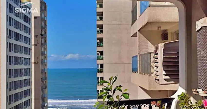 VISTA MAR - Apartamento com 3 Quartos sendo 1 suíte - Condomínio com churrasqueira - 2 vagas - Pitangueiras - Guarujá/SP