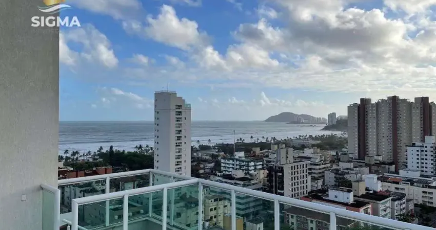 Cobertura na praia com 4 suítes e lazer em prédio novo com lazer e 3 vagas - Praia da Enseada, Guarujá.