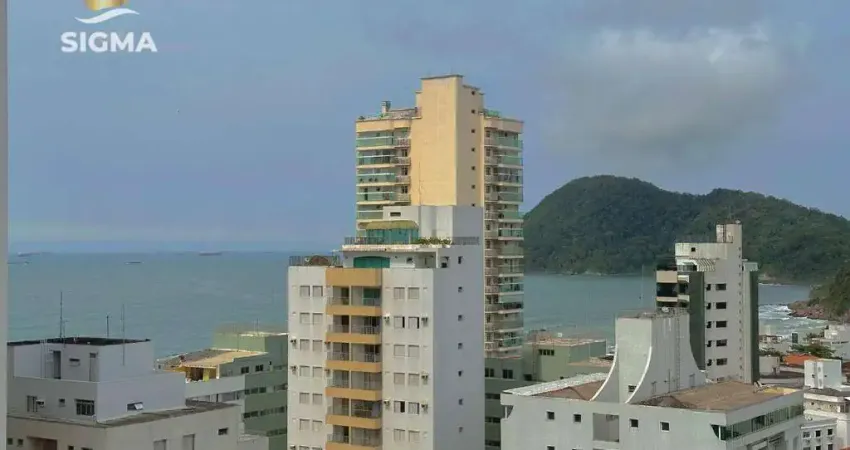 Vista mar - Apartamento à venda com 3 dormitórios - 1 vaga - Jardim Astúrias - Guarujá/SP
