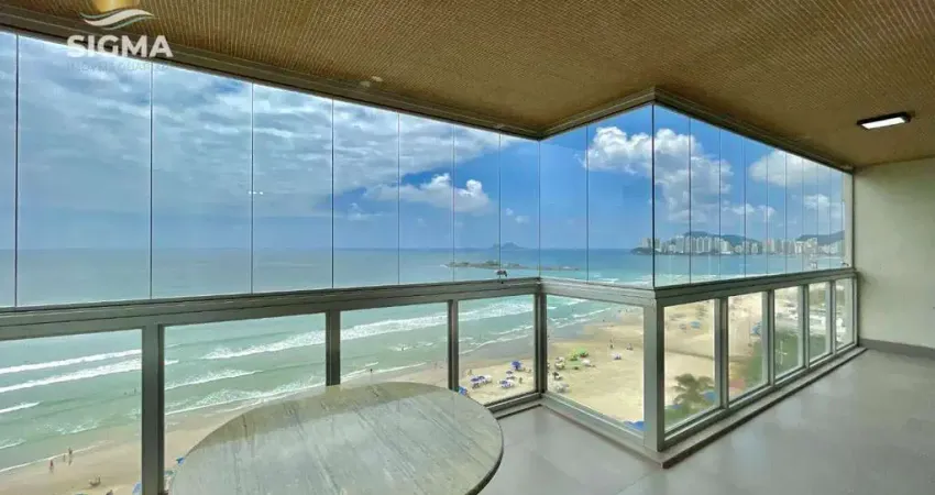 Frente mar - Apartamento à venda com 4 dormitórios - 1 vaga - Pitangueiras - Guarujá/SP