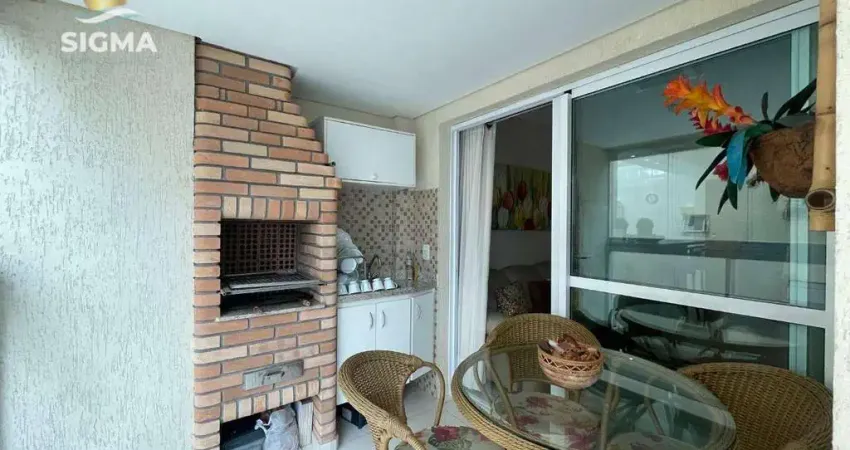 Apartamento com 3 dormitórios sendo 1 suíte com varanda gourmet em prédio com lazer e 2 vagas na Praia da Enseada - Guarujá.