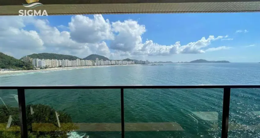 Frente mar - Apartamento à venda com 3 suítes - Condomínio com lazer - 2 vagas - Jardim Astúrias - Guarujá/SP