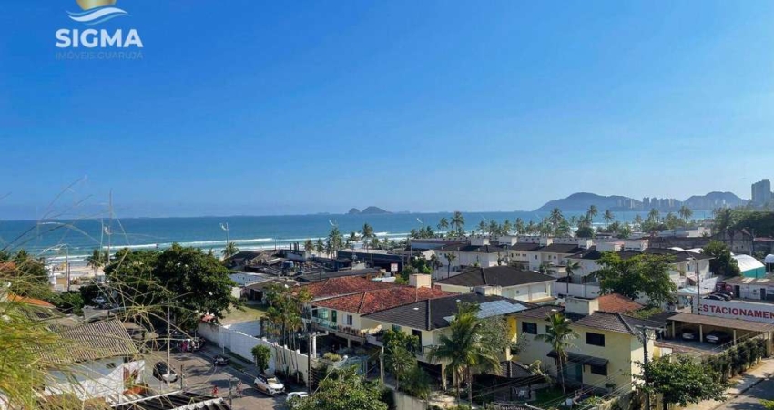 cobertura a uma quadra da praia a venda com 3 dormitórios, área de lazer e 3 vagas de garagem - Praia da enseada, Guarujá.