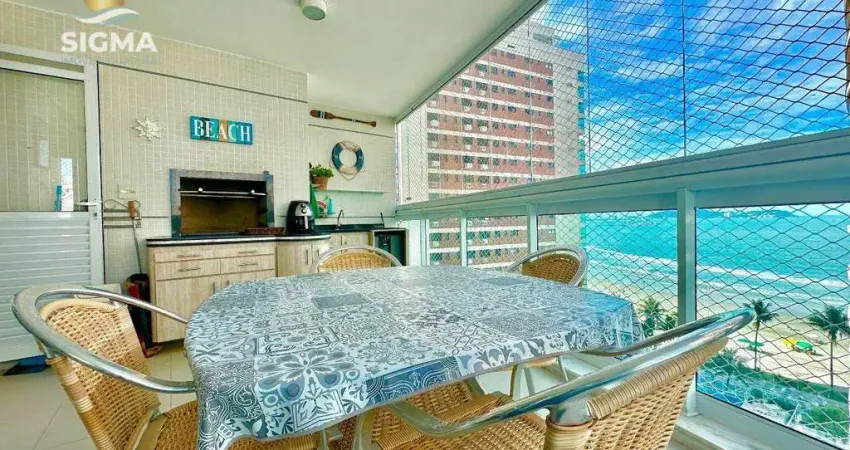 Frente mar - Apartamento à venda com 2 dormitório - Condomínio com lazer completo - 2 vagas - Jardim Astúrias - Guarujá/SP