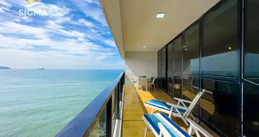 Frente mar - Apartamento à venda com 3 suítes - Condomínio com lazer - 2 vagas - Jardim Astúrias - Guarujá/SP.