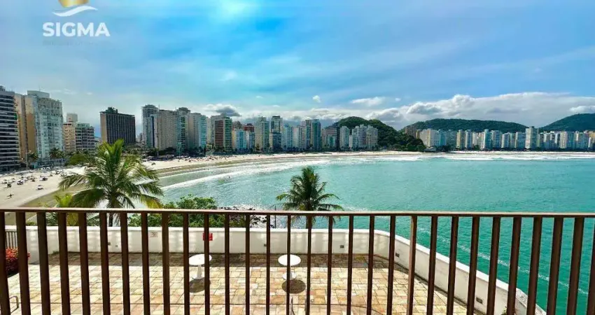 Frente mar - Apartamento à venda com 2 quartos - Lazer completo - 2 vagas - Jardim Astúrias - Guarujá/SP