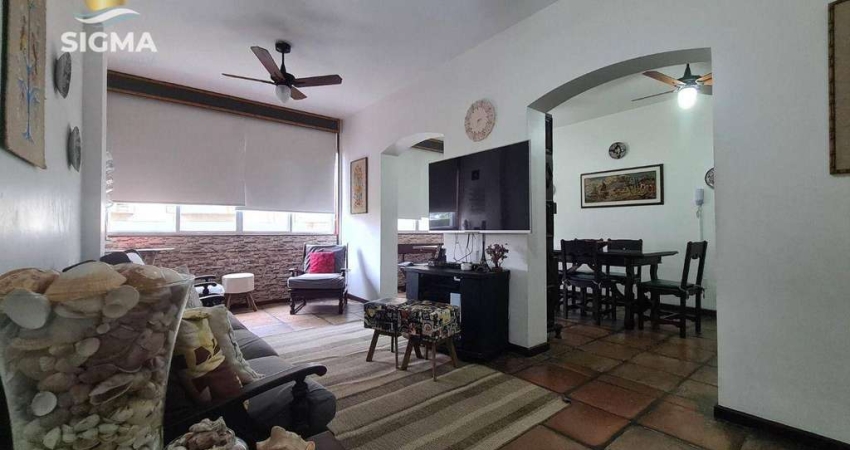 Perto da praia - Apartamento à venda com 3 dormitórios - 1 vaga - Pitangueiras - Guarujá/SP