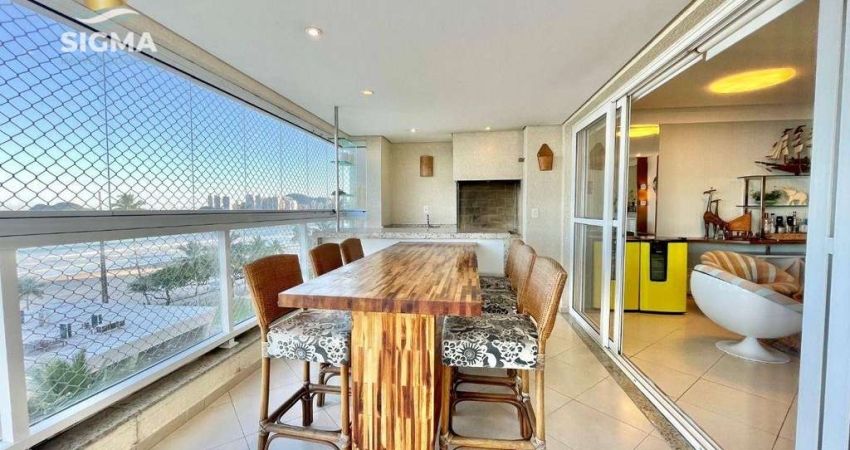 FRENTE MAR - Apartamento à venda, 171 m² por R$ 2.440.000 - Pitangueiras - Guarujá/SP