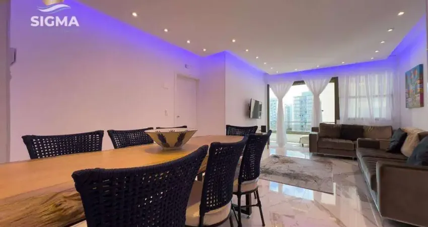 VISTA MAR - Apartamento com 3 quartos 1 suíte à venda, Praia das Pitangueiras, Guarujá/SP.
