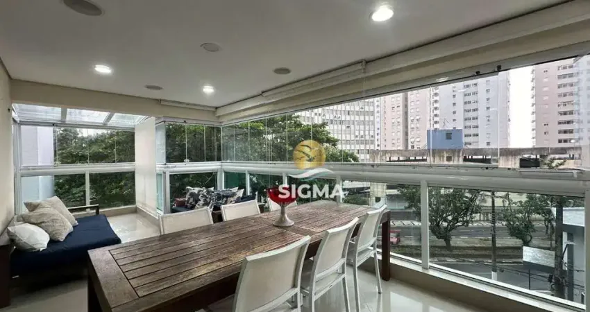 PERTO DO MAR - Apartamento com 3 suítes à venda na Praia das Pitangueiras - Guarujá/SP.