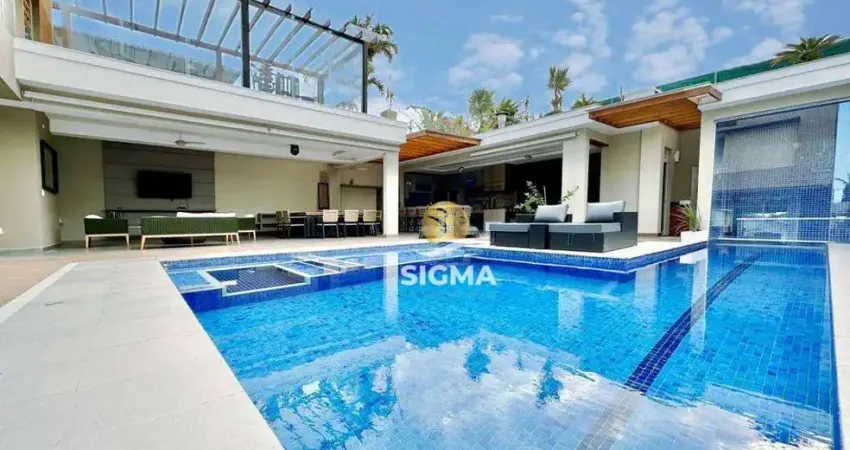 Casa com 5 dormitórios à venda, 400 m² por R$ 5.500.000,00 - Jardim Acapulco - Guarujá/SP