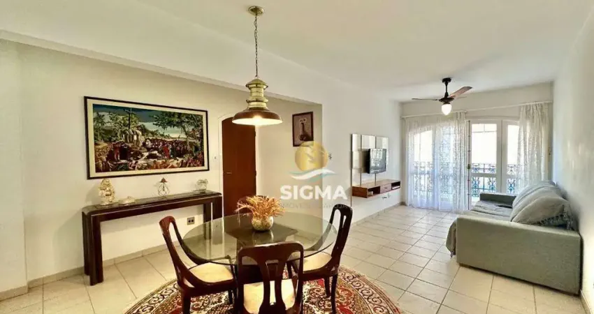 Apartamento com 3 quartos sendo 1 suíte à venda, 90 m² por R$ 500.000 - Tombo - Guarujá/SP.