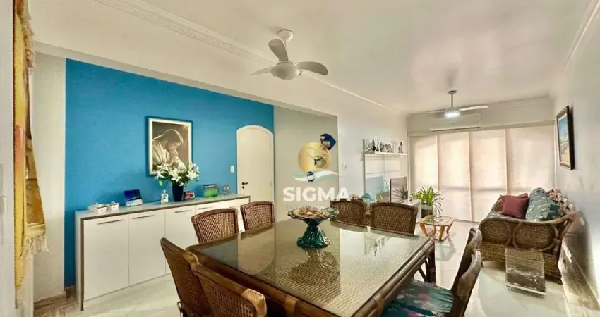 Apartamento com 3 quartos sendo 1 suíte à venda, 90 m² por R$ 650.000 - Tombo - Guarujá/SP.