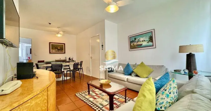 Apartamento com 2 dormitórios à venda, 86 m² por R$ 450.000,00 - Pitangueiras - Guarujá/SP