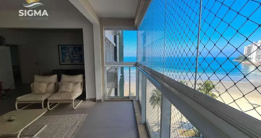 Vista mar - Apartamento à venda com 3 dormitórios - 2 vagas - Jardim Astúrias - Guarujá/SP