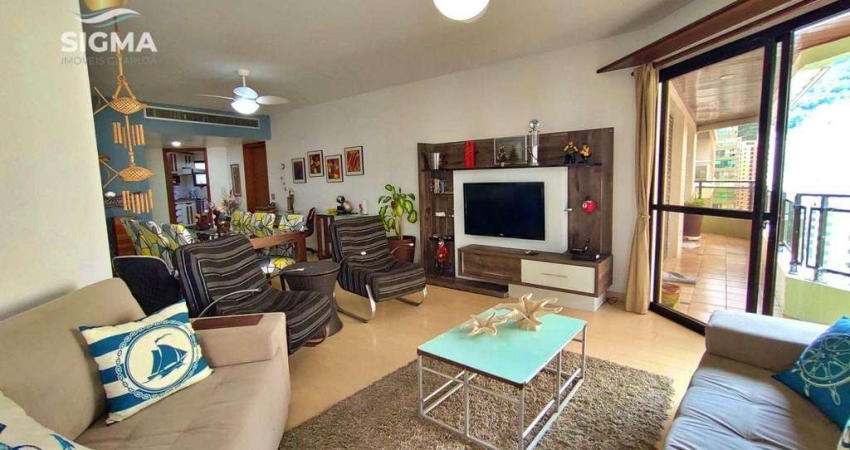 Apartamento com 3 quartos sendo 2 suítes à venda na Praia das Pitangueiras, Guarujá/SP.