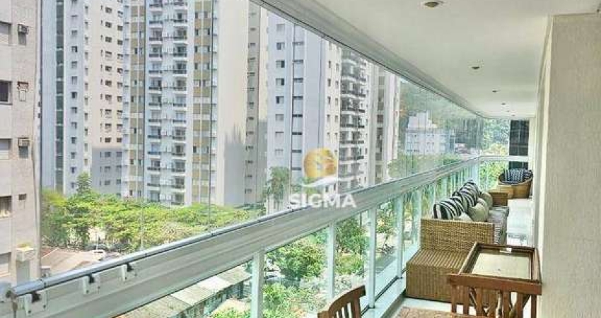 PRÉDIO NOVO - Apartamento com 3 suítes à venda na Praia das Pitangueiras - Guarujá/SP.