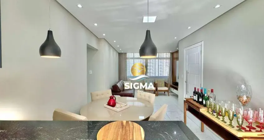 Apartamento com 2 dormitórios sendo 1 suíte  à venda, 100 m² por R$ 550.000 - Praia das Pitangueiras - Guarujá/SP.