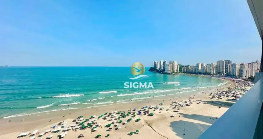 Apartamento com 3 dormitórios sendo 2 suítes   à venda, 156 m² por R$ 2.200.000 - Praia das Astúrias - Guarujá/SP